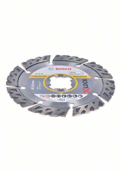 Bosch Accessories 2608615160 Bosch Power Tools Muela diamantada Diámetro 115 mm Ø de perforación 22.23 mm 1 UD(S).
