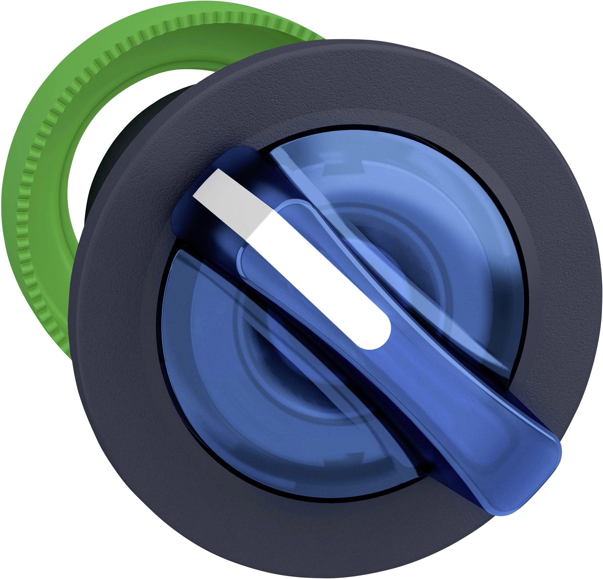 Schneider Electric ZB5FK1263 ZB5FK1263 Elemento frontal de interruptor selector con luz Plano Interruptor giratorio 2 x -0