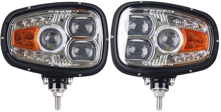 SecoRüt Faros completos 95860L & 95860R LED A la izquierda, Derecha ( x x ) 214 x 201 x 109 mm Schwarz