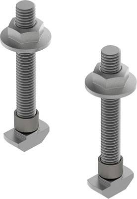 FESTO Conjunto de piezas de fijación 8058455 EAHM-E18-K-50-Z65 1 UD(S).