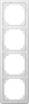 Jung 4 veces Bastidor Cubierta Blanco alpino CDP584WW 1 UD(S).-0