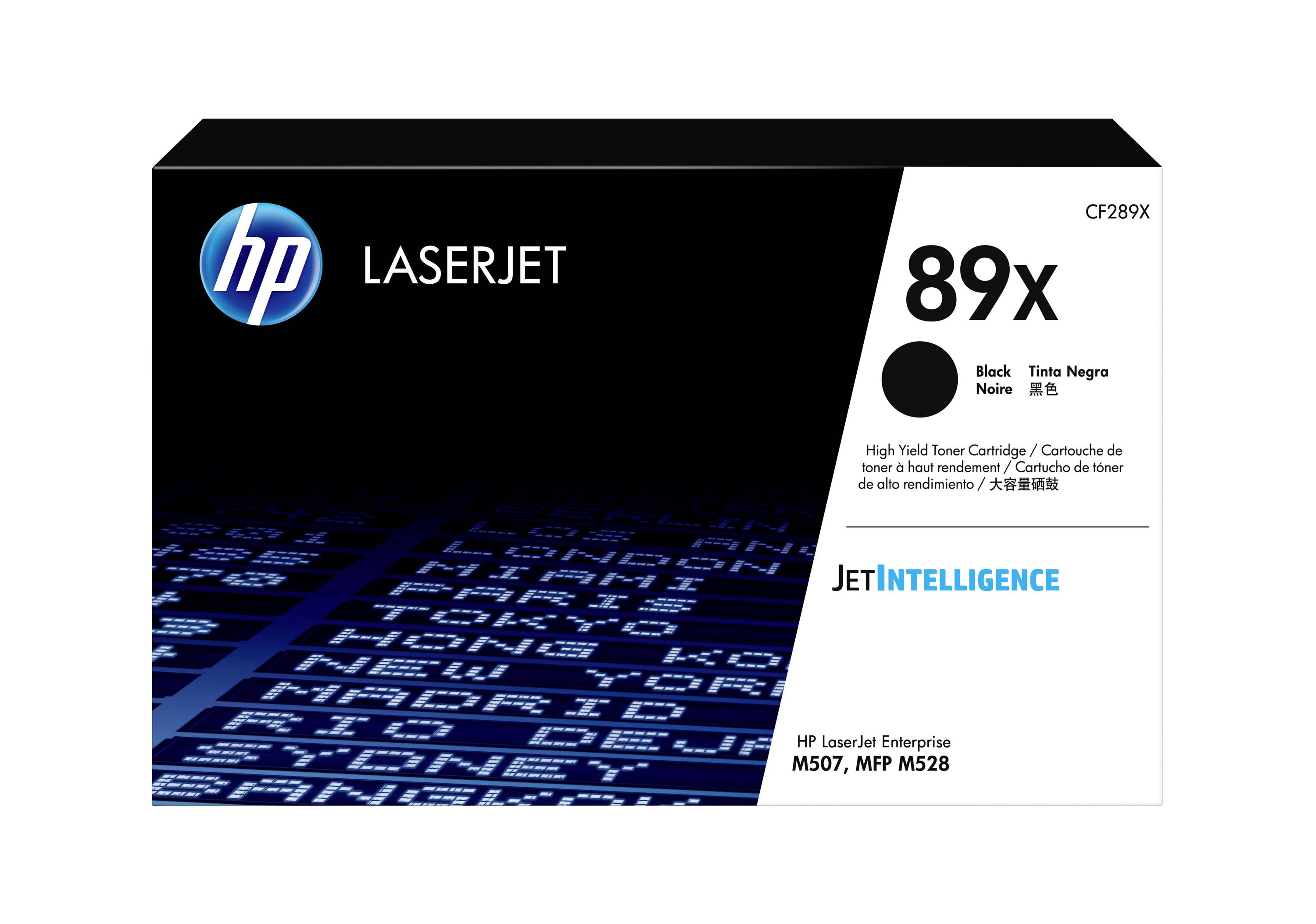 HP Tóner 89X Original Negro 10000 Lados CF289X-0