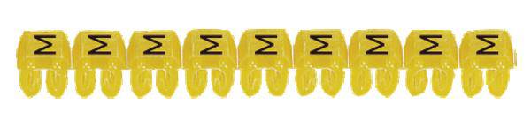 Legrand Legrand 038342 Clip identificativo Sobreimpresión M Intervalo de diámetro exterior 2.70 hasta 3.90 mm 038342-0