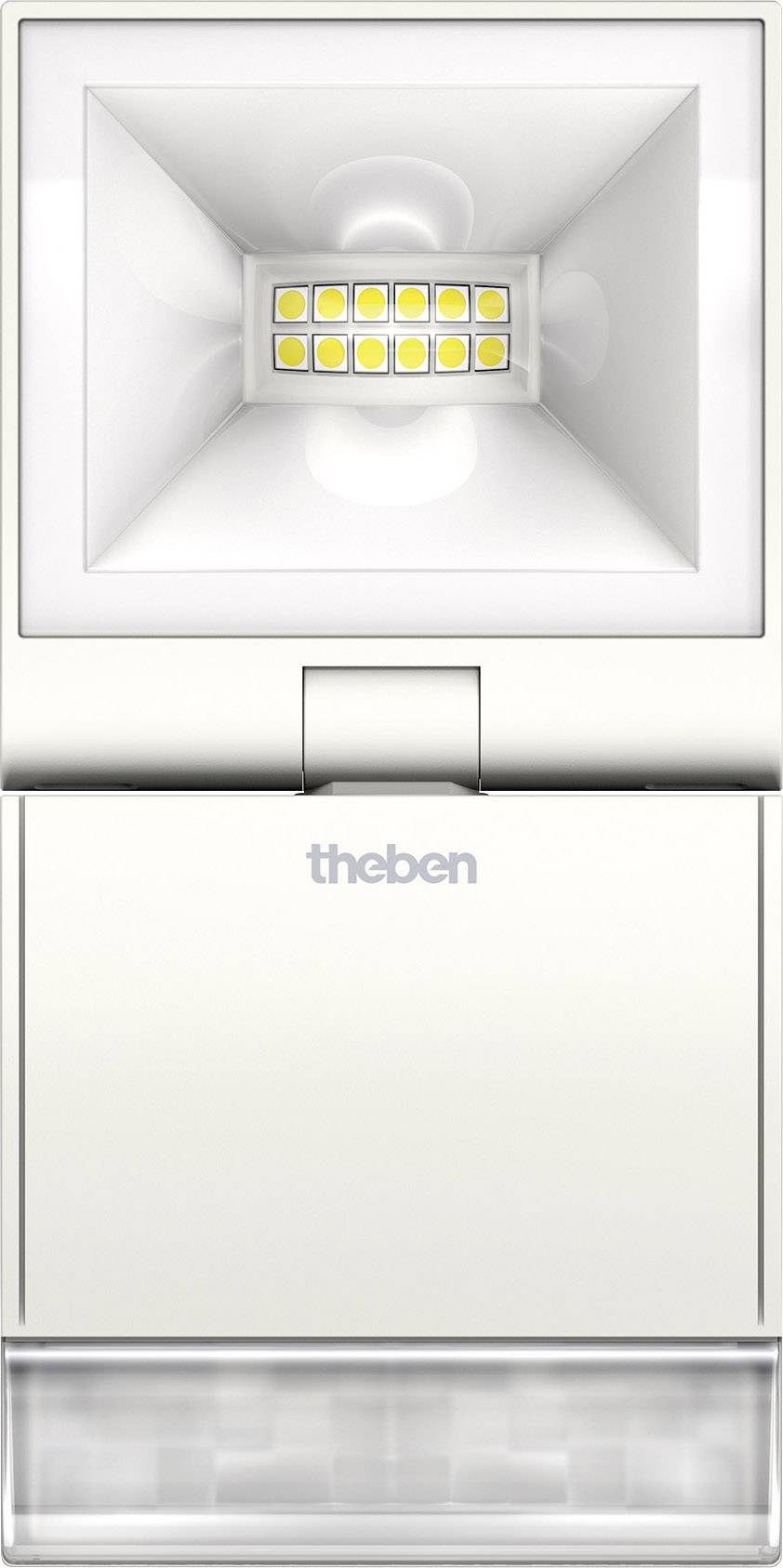 Theben theLeda S10 WH 1020921 Difusor LED para exteriores con detector de movimiento 10 W Colores de la luz (lámparas): Blanco