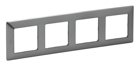 Legrand Bastidor Valena Life Allure Acero inoxidable 754154 1 UD(S).