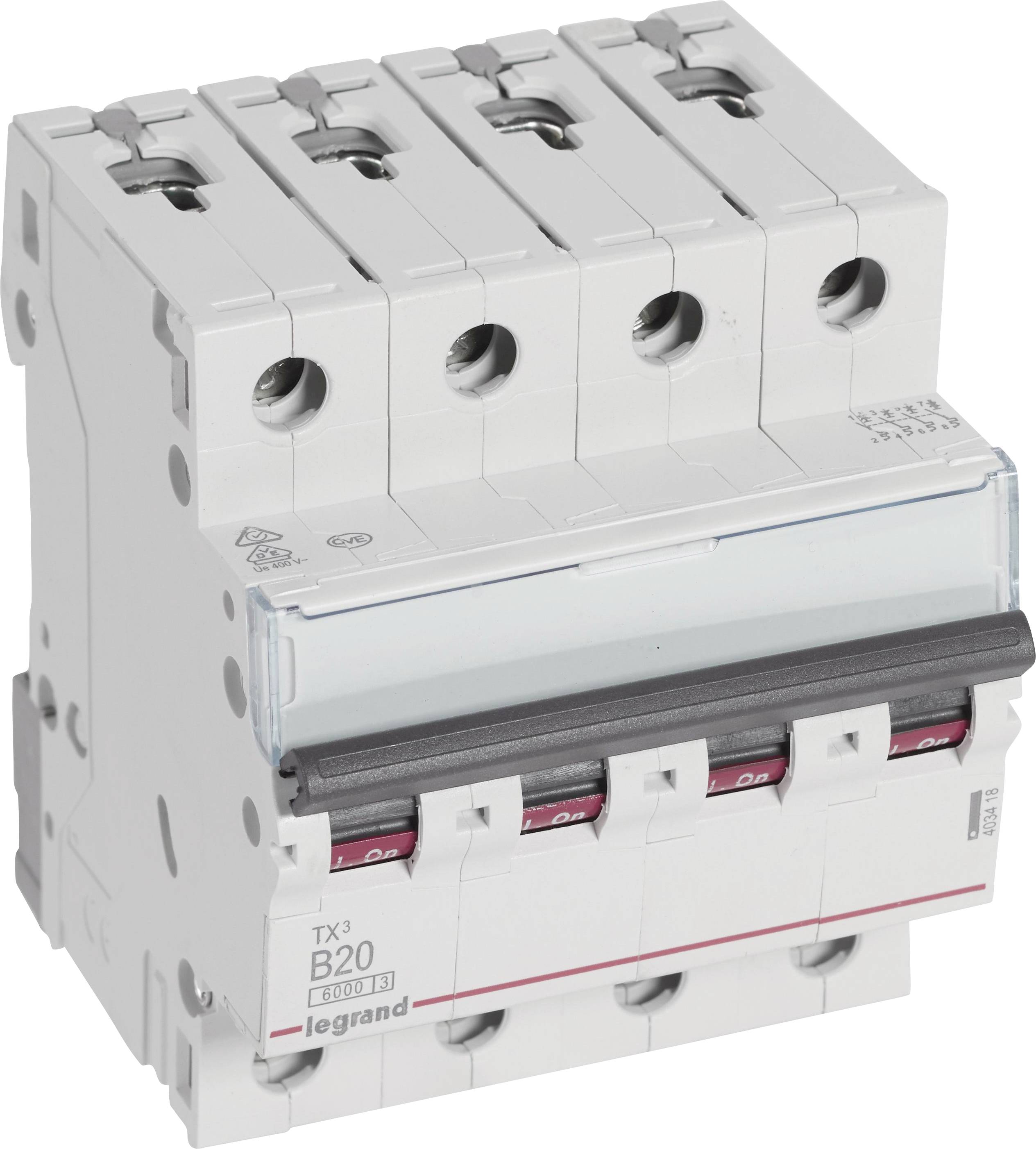 Legrand 403418 Legrand 403418 Interruptor automático 20 A 400 V/AC
