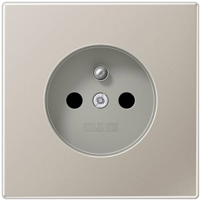Jung 1 vez Inserto Toma de corriente Acero inoxidable ES 1520 FKI 1 UD(S).