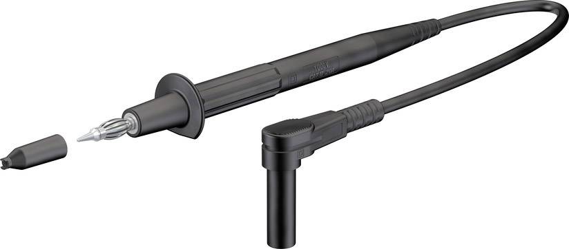 Stäubli XPF-484 Sicherheits-Messleitung Conector de seguridad 4 mm Conector de seguridad 4 mm 1.00 m Schwarz 1 ST-0