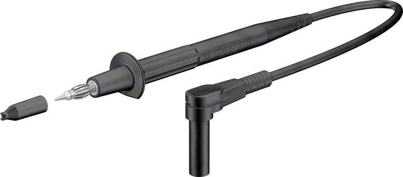 Stäubli XPF-484 Sicherheits-Messleitung Conector de seguridad 4 mm Conector de seguridad 4 mm 1.00 m Schwarz 1 ST-1