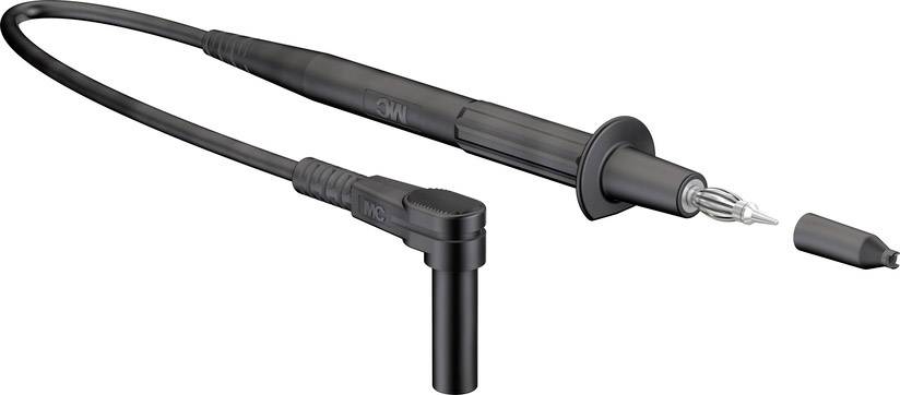 Stäubli XPF-484 Sicherheits-Messleitung Conector de seguridad 4 mm Conector de seguridad 4 mm 1.00 m Schwarz 1 ST-2