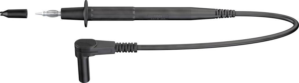 Stäubli XPF-484 Sicherheits-Messleitung Conector de seguridad 4 mm Conector de seguridad 4 mm 1.00 m Schwarz 1 ST-3