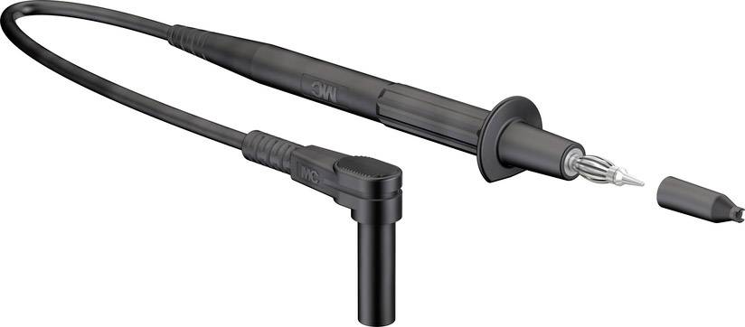Stäubli XPF-484 Sicherheits-Messleitung Conector de seguridad 4 mm Conector de seguridad 4 mm 1.00 m Schwarz 1 ST-5