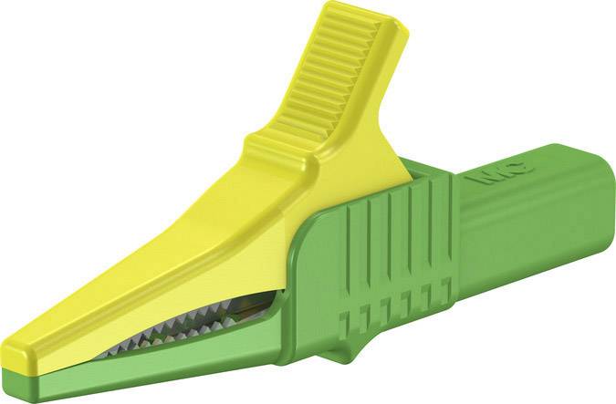 Stäubli XKK-1001 Pinzas de sujeción de seguridad Conector hembra CAT II Verde, Amarillo