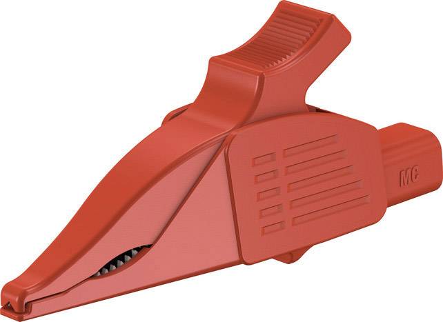 Stäubli XDK-1033 Terminal de derivación Conector hembra de 4 mm CAT III Rot