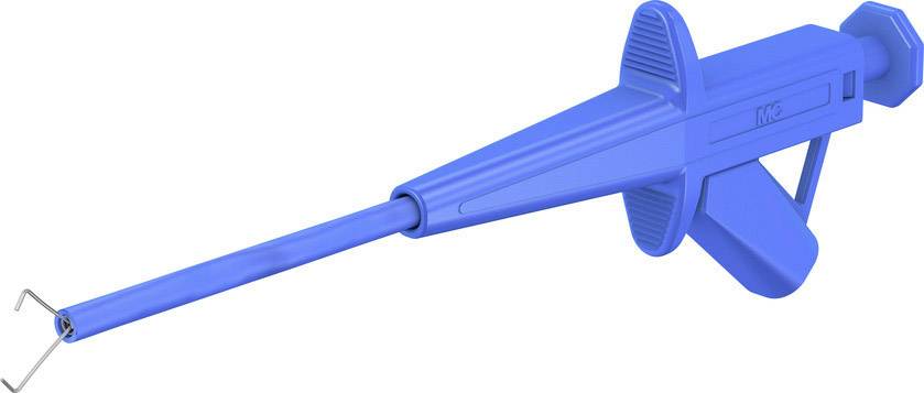 Stäubli SKPS-4 BL Pinzas de sujeción de seguridad Conexión enchufable de 4 mm CAT II 1000 V Blau-0
