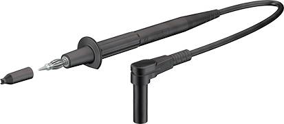 Stäubli XPF-484 Sicherheits-Messleitung Conector de seguridad 4 mm Conector de seguridad 4 mm 1.50 m Schwarz 1 ST