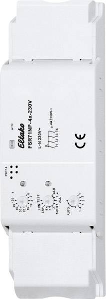 FSR71NP-4x-230V Eltako Radiotransmisión Actuador de conmutación 4 canales Sobre revoque Capacidad de conmutación (máx.) -0