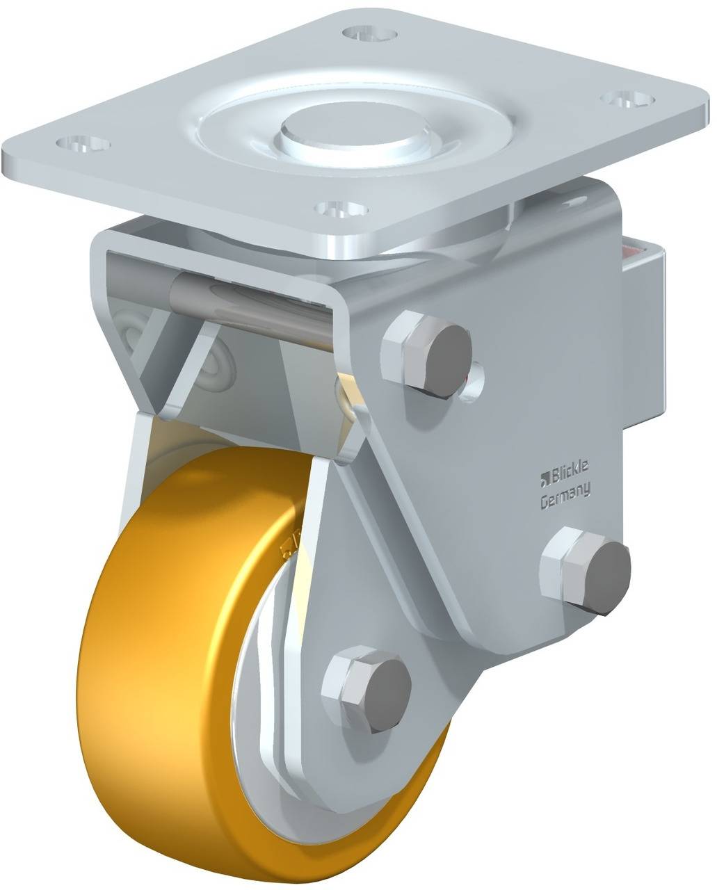 Blickle 605774 LHF-ALTH 101K-3-FA Rueda articulada elástica Diámetro de la rueda: 100 mm Capacidad de carga (máx.): 350 -0