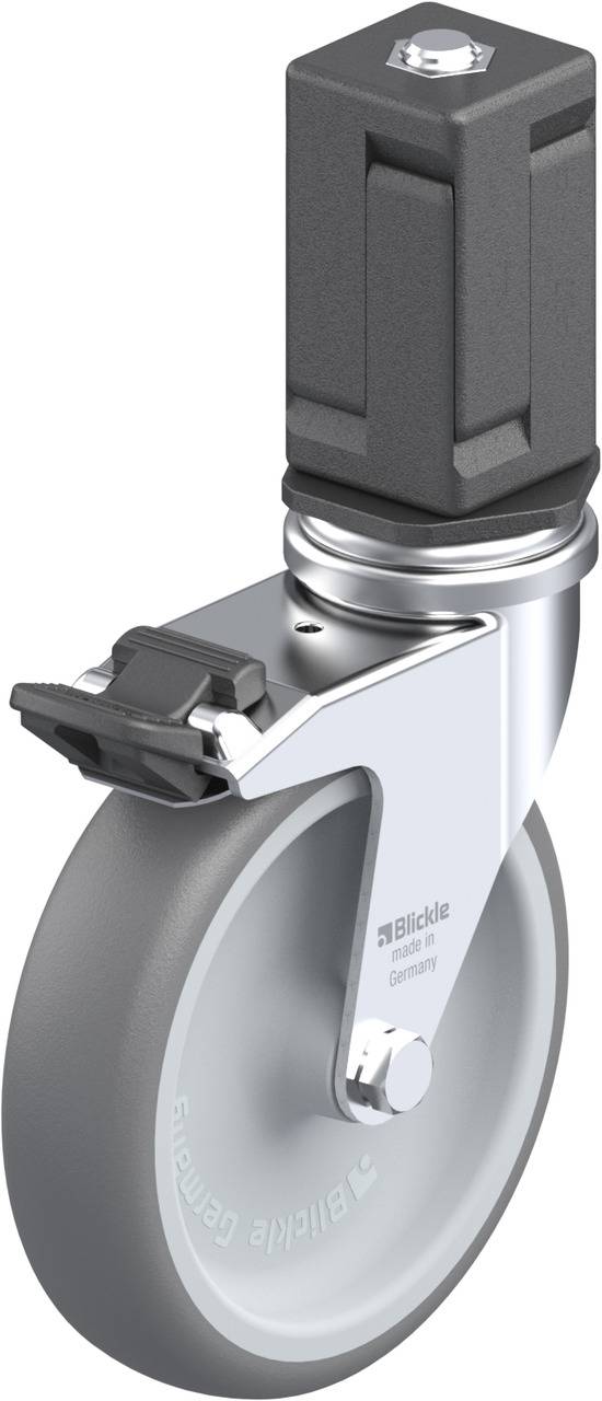 Blickle 856288 LRA-TPA 100G-FI-EV07 Rueda articulada con fijador Diámetro de la rueda: 100 mm Capacidad de carga (máx.):-0