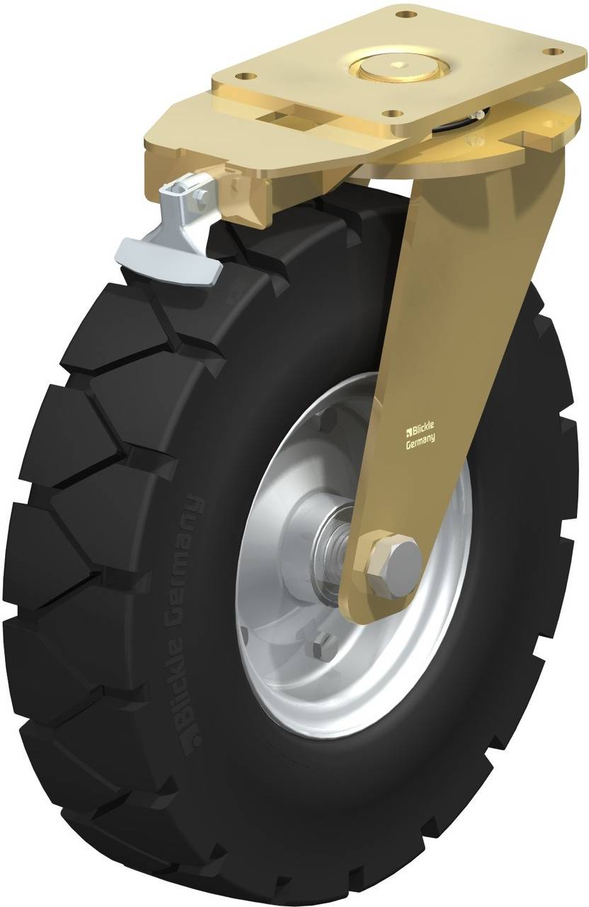 Blickle 678771 LS-VLE 460K-RI4 Rueda articulada con fijador Diámetro de la rueda: 455 mm Capacidad de carga (máx.): 1415-0