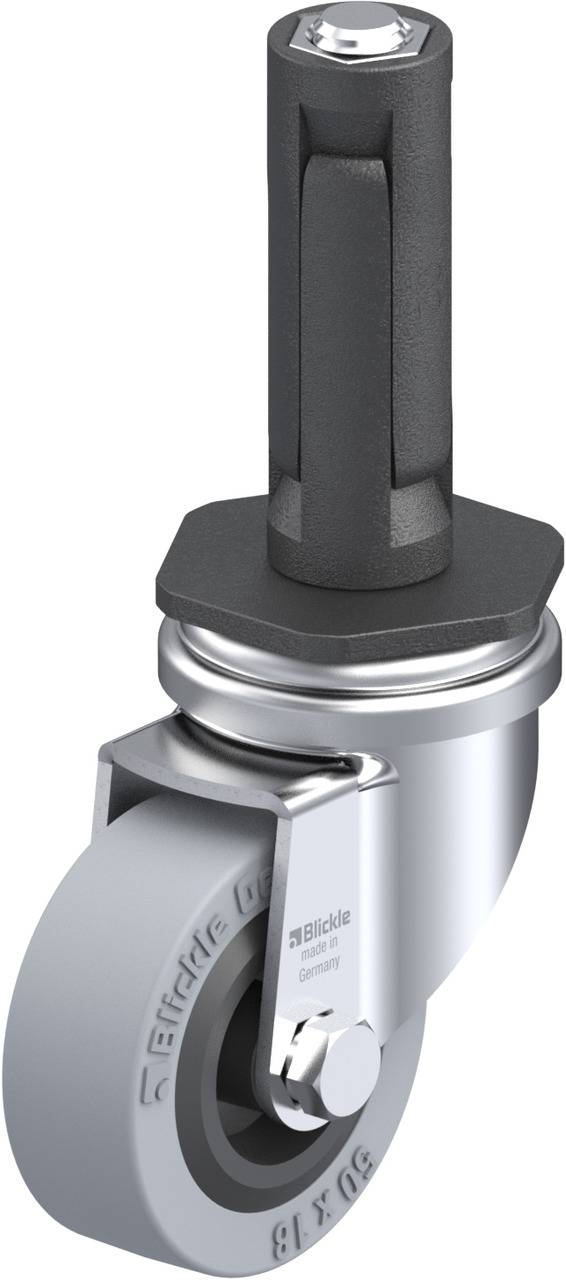 Blickle 847962 LRA-VPA 50G-ER02 Rueda articulada Diámetro de la rueda: 50 mm Capacidad de carga (máx.): 40 kg 1 UD(S).-0