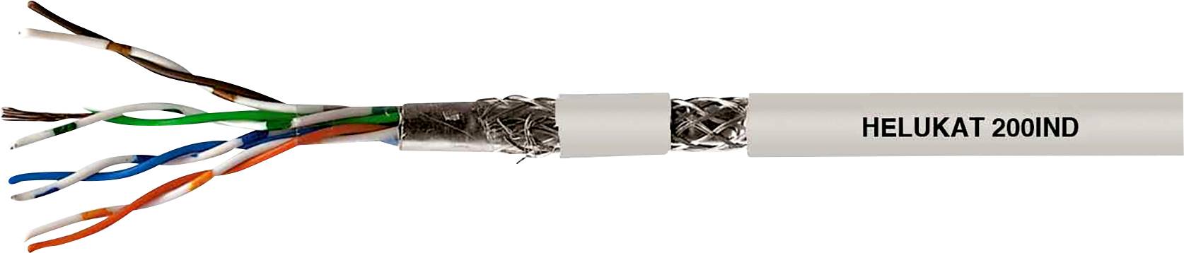 HELU 800068-1000 Cable de bus CAT 5 SF/UTP 4 x 2 x 0.14 mm² Gris 1000 m-0