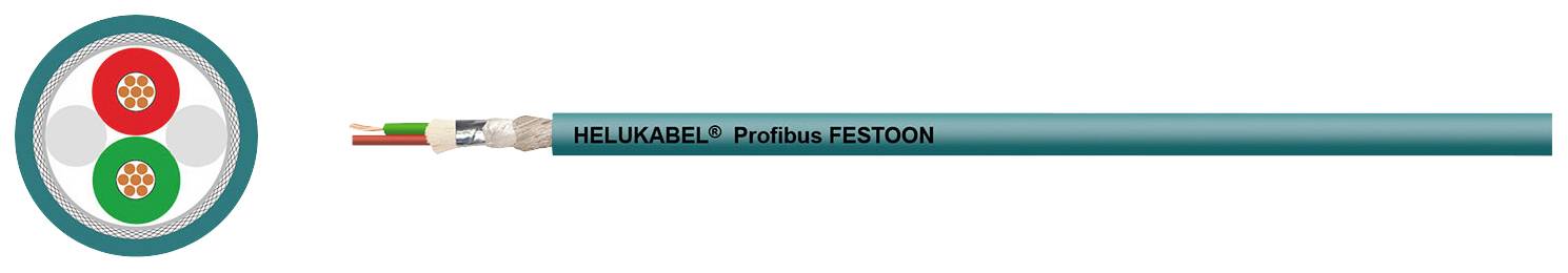 HELU 800649 Cable de bus 1 x 2 x 0.29 mm² Violeta 100 m