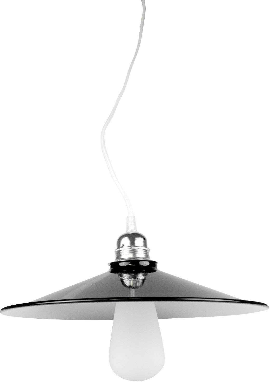 Segula Schirm 80516 Luminaria pendular Bombilla incandescente E27 57 W Schwarz-0