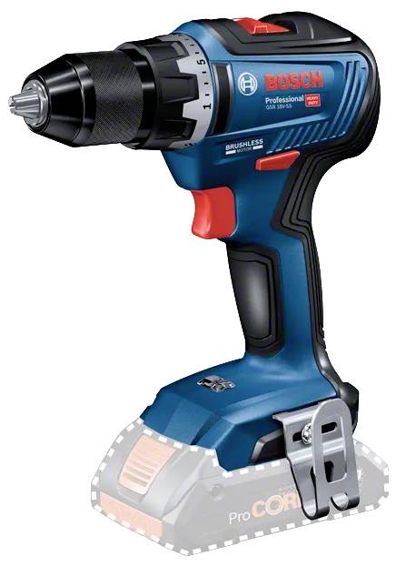 Bosch Professional GSR 18V-55 Solo 06019H5202 Accu-schroefboormachine 18 V Li-Ion Sin batería-1