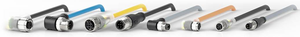 Pepperl+Fuchs 039008 Conector de sensor/actuador, montado M12 Conector, acodado 2.00 m Número de polos: 4 1 UD(S).