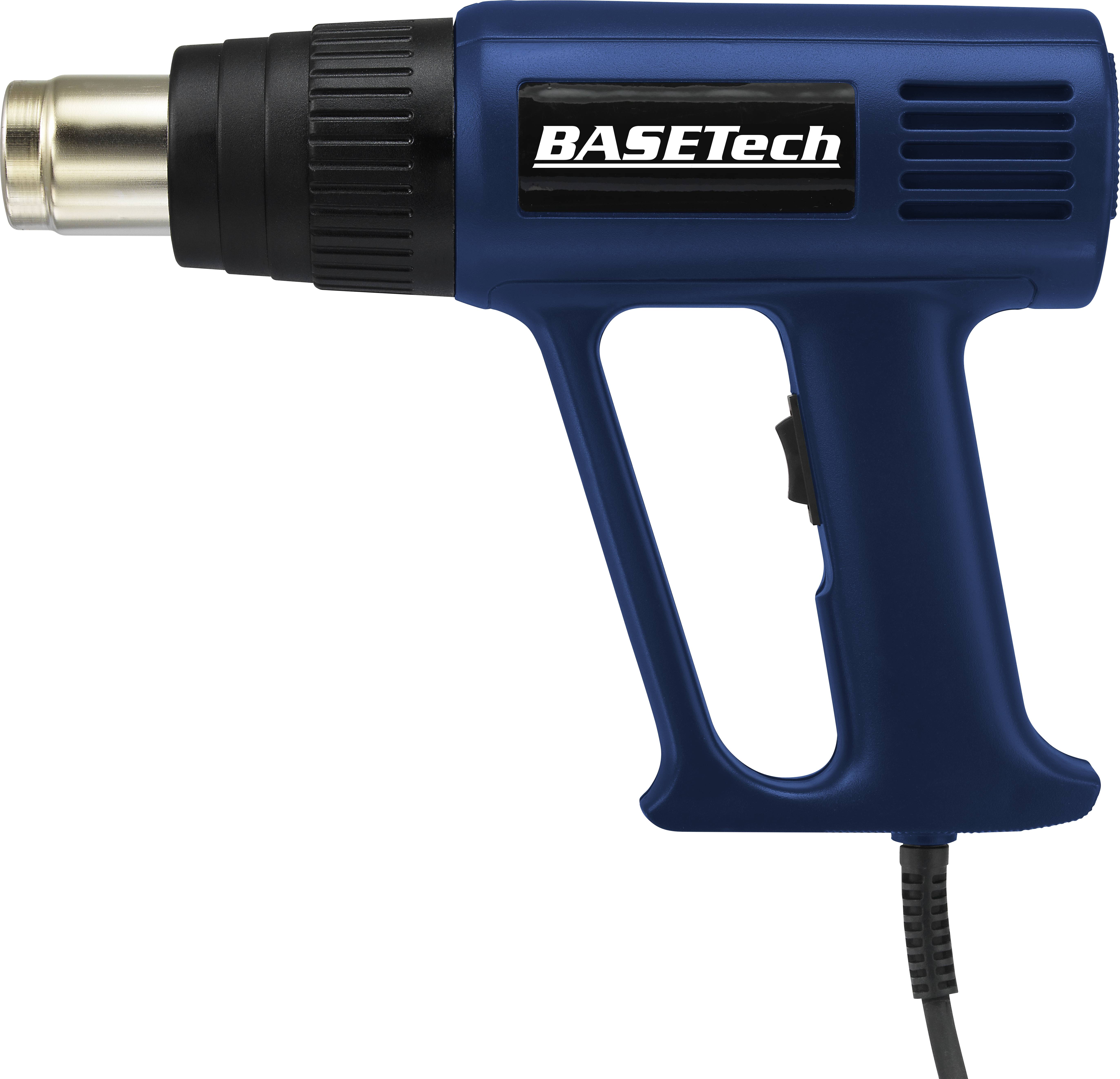 Basetech BT-2233290 Pistola de calor Accesorios incluidos, Maletín incluido 2000 W-2