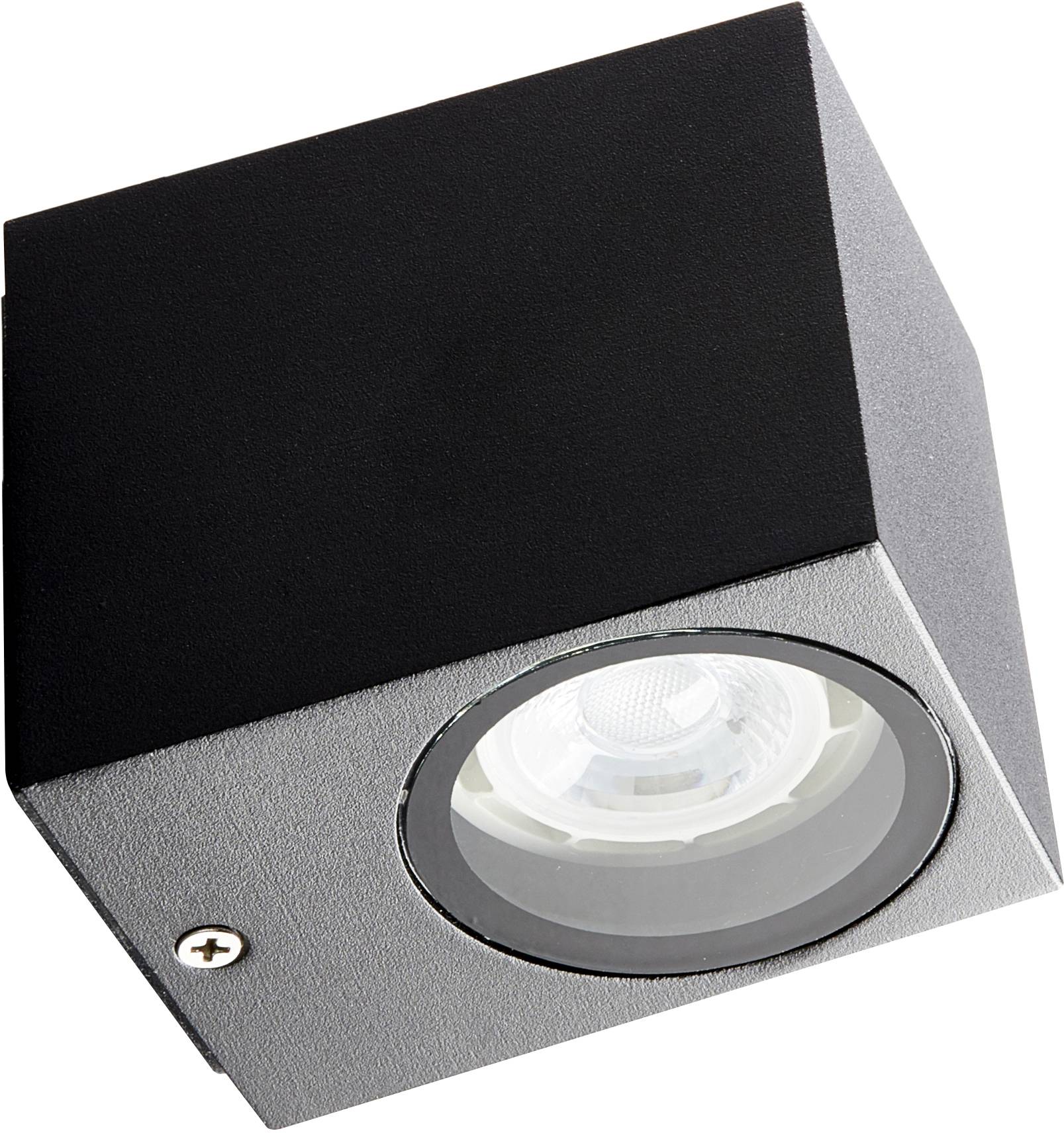Heitronic ABAJO 500660 Apliques de pared GU10 Casquillo de patillas Antracita