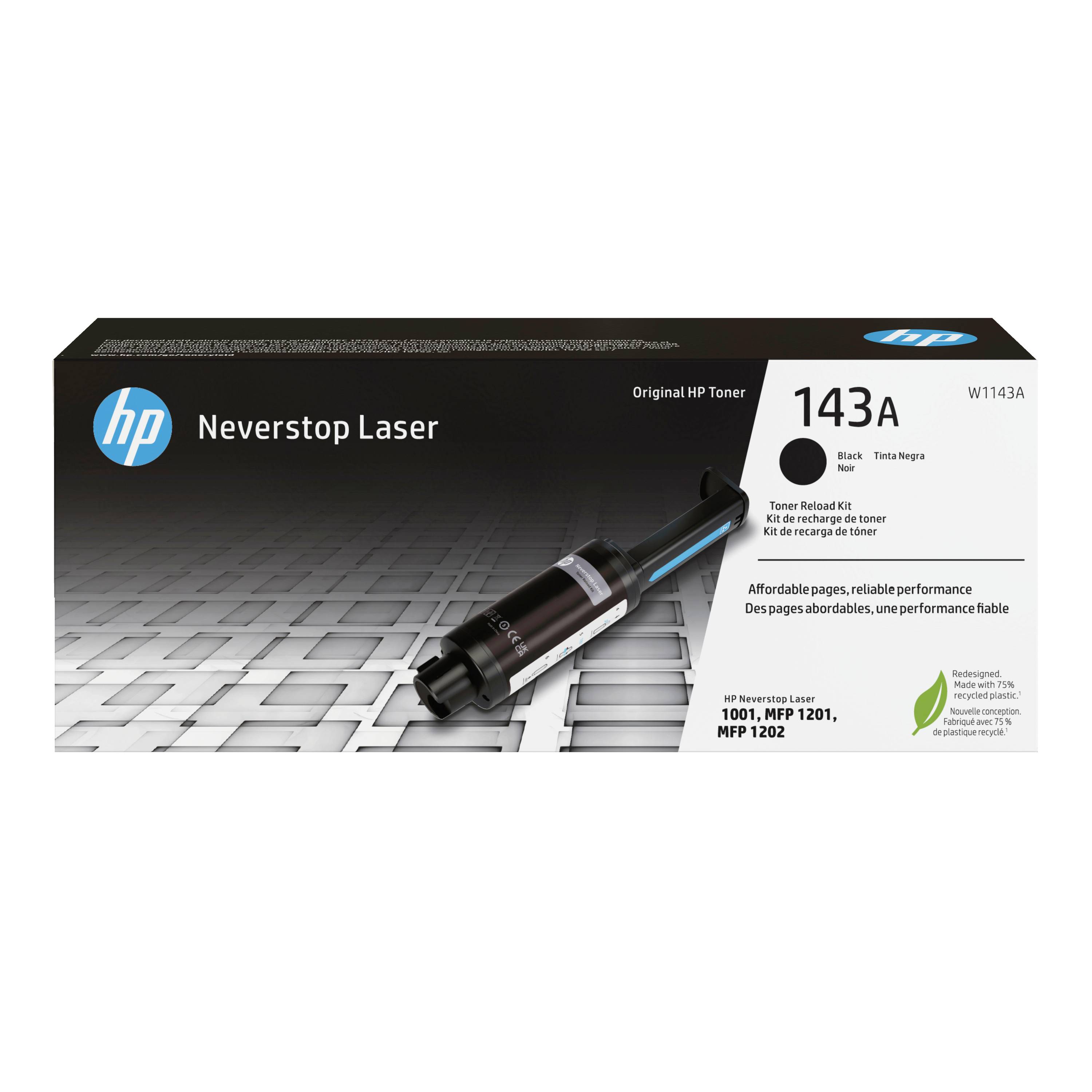 HP Tóner 143A Original Negro 2500 Lados W1143A-0