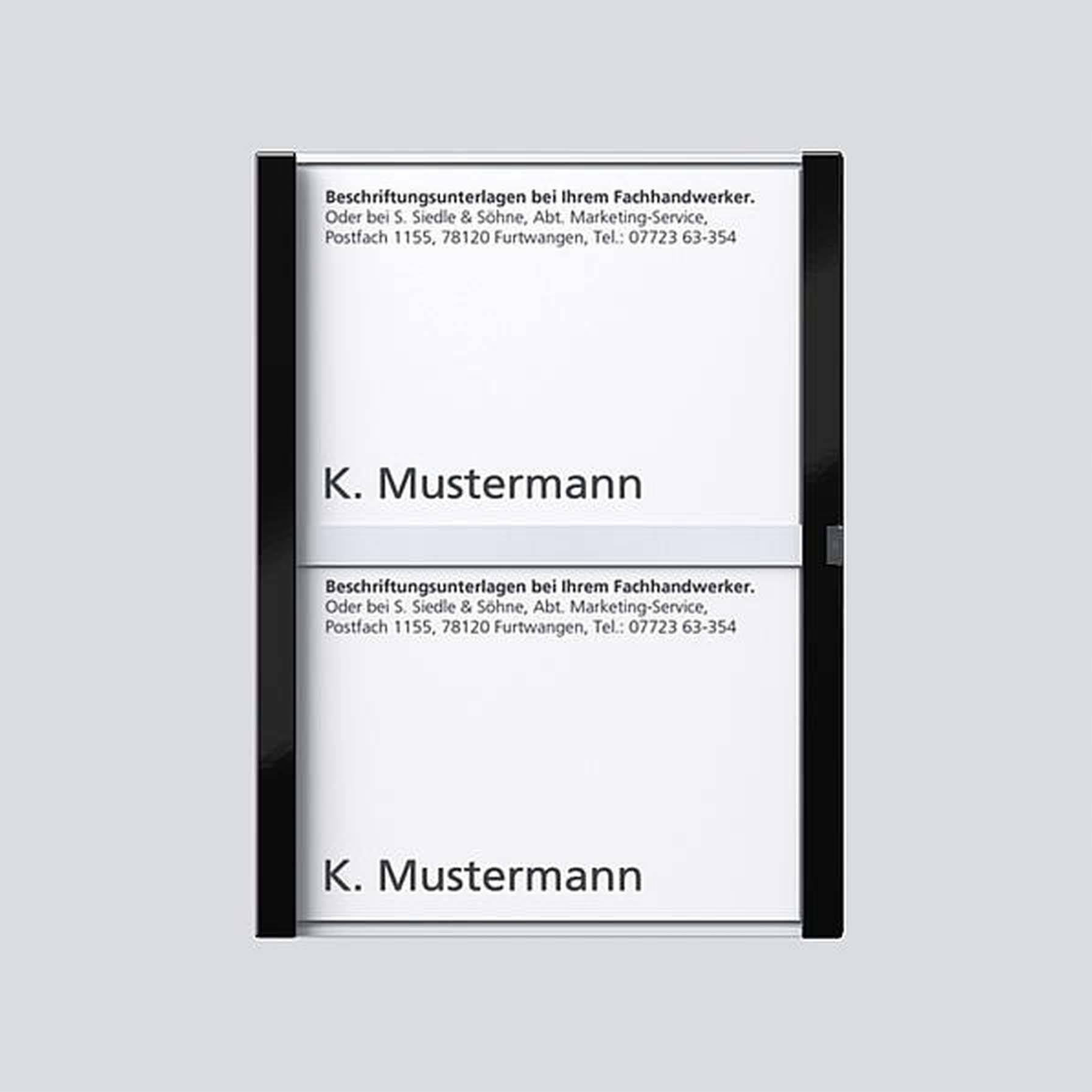 Siedle 200029953-00 Accesorios de intercomunicador de puerta Accesorios de montaje Schwarz-1