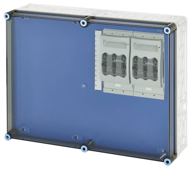 Hensel 20001433 Portafusibles NH Tamaño de fusible = 0 3polig 125 A 800 V-0