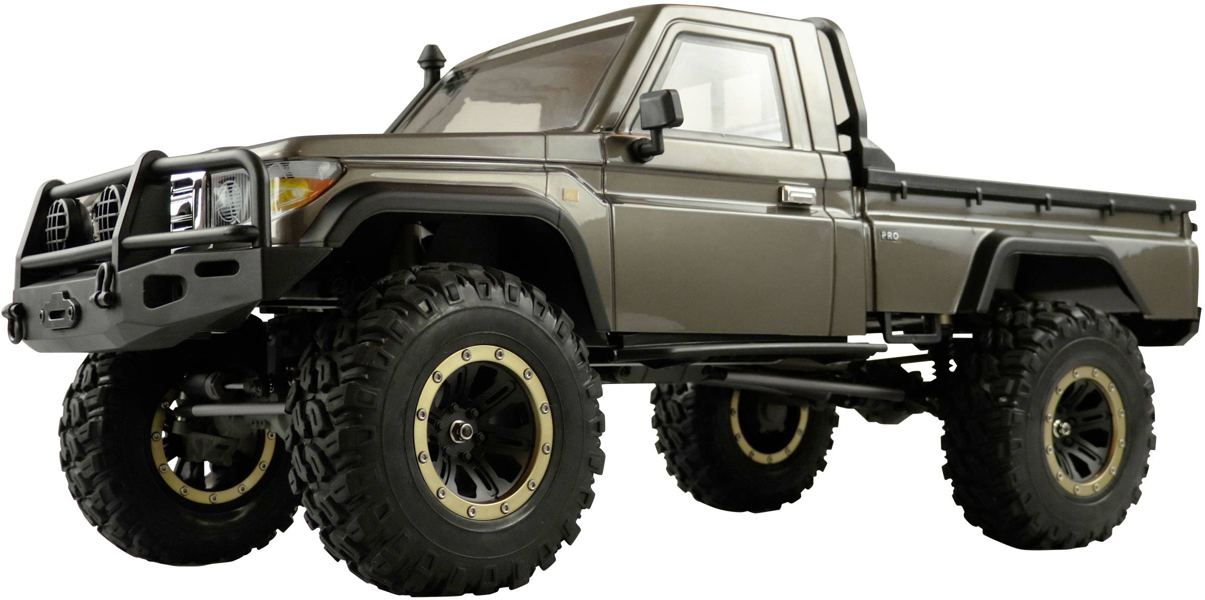 Amewi AMXRock RCX8B Scale Crawler Pick-Up 1:8, RTR grau Con escobillas 1:8 Maqueta de coche de RC Eléctrico RtR 2,4 GHz
