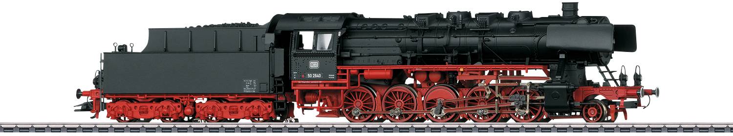 Märklin 037897 H0 Tren de mercancías locomotora a vapor BR 50 de la DB