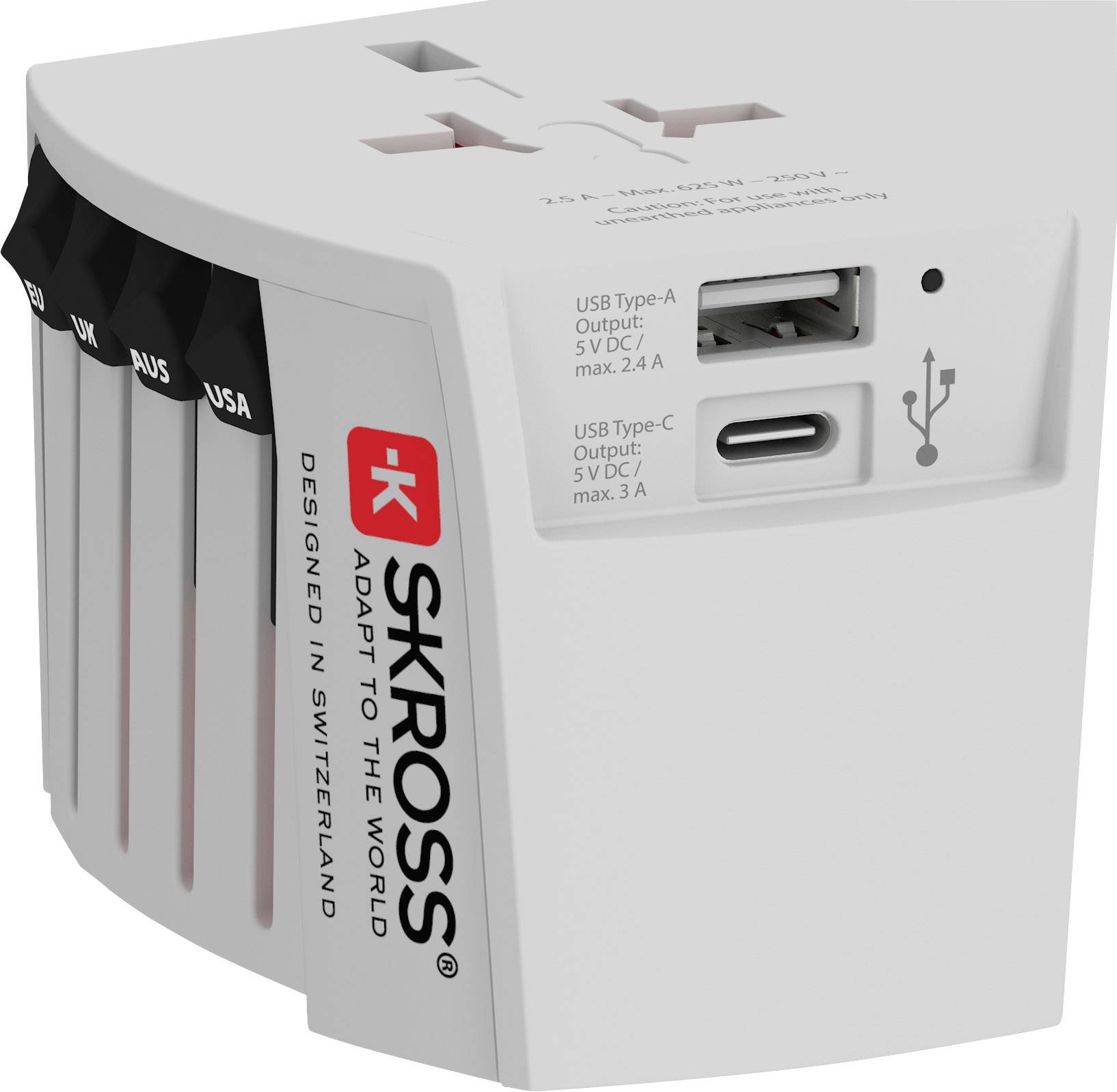 Skross 1302962 Adaptador de viaje MUV USB (AC)-0
