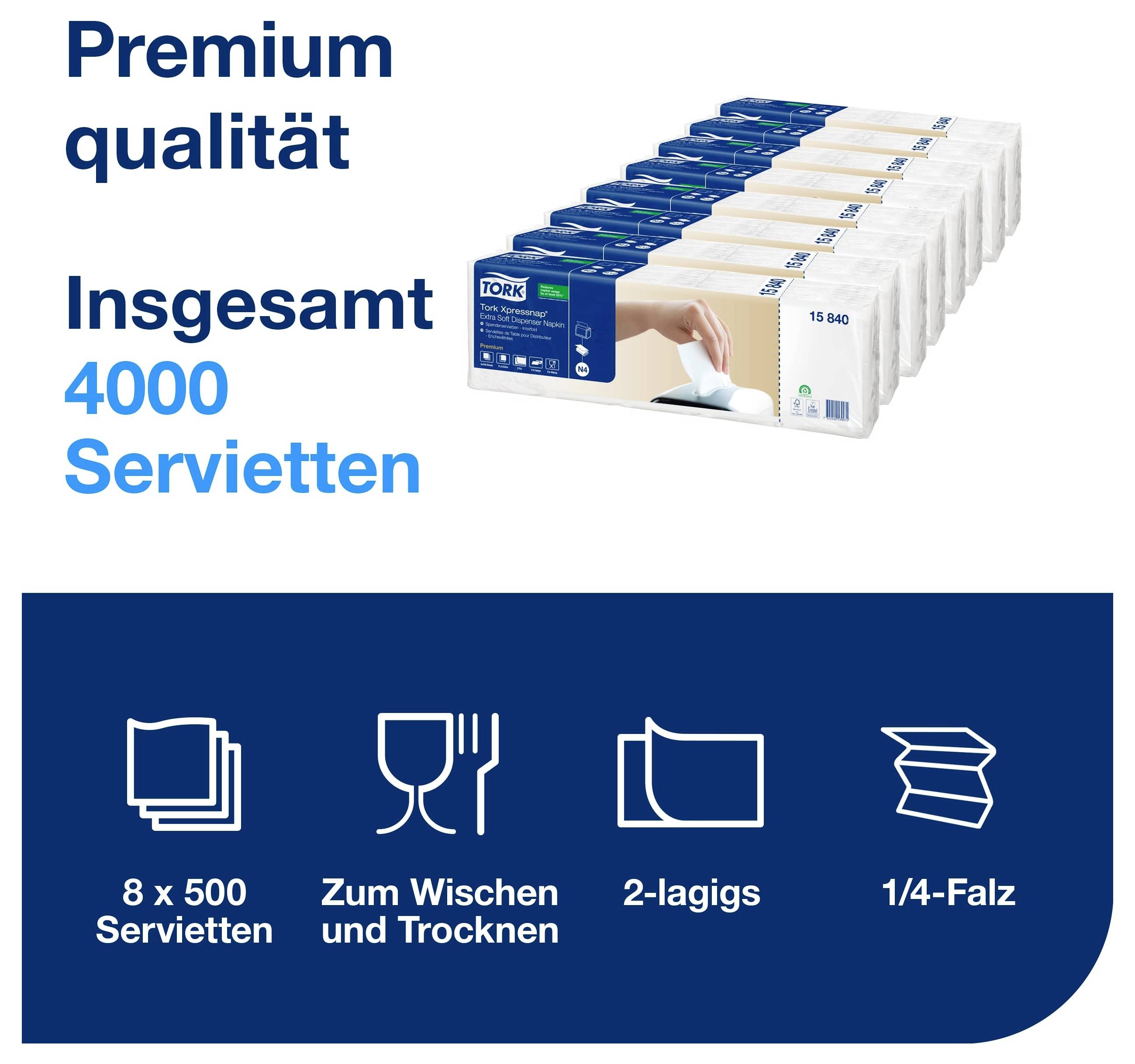 TORK Xpressnap® Servilleta de papel 15840 8 UD(S).-1