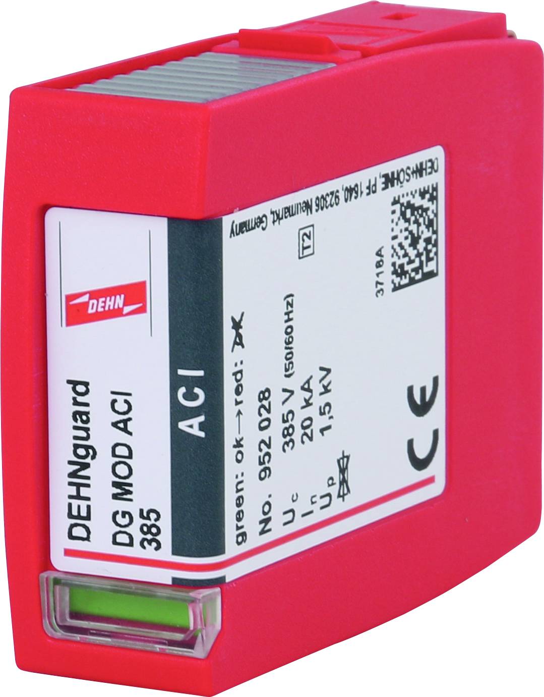 DEHN 952028 DG MOD ACI 385 Módulo de protección contra sobrecorriente 20 kA Piece 1 ST-1