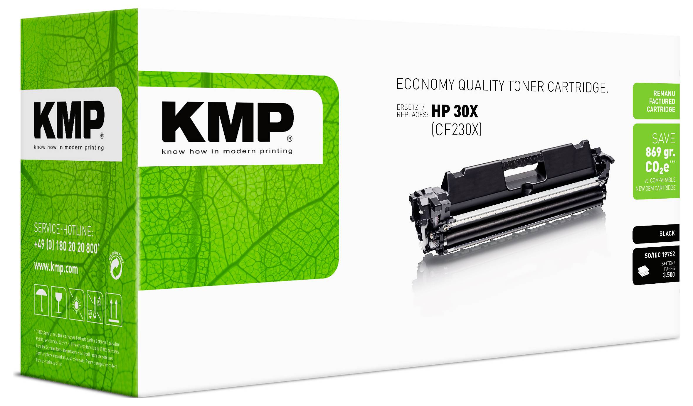 KMP Toner remplace HP 30XBK compatible noir H-T251X SP518588 — Photo 3 sur 3
