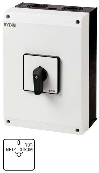 Eaton T5-4-8902/I5 Conmutador Para fijación al suelo, En la carcasa 1 x 60 ° Schwarz 1 UD(S). Piece