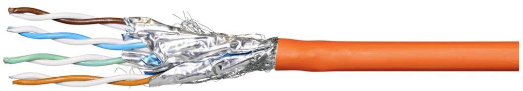 Kathrein 215500003 Cable de red CAT 7a S/FTP 4 x 2 x 0.258 mm² Naranja 500 m