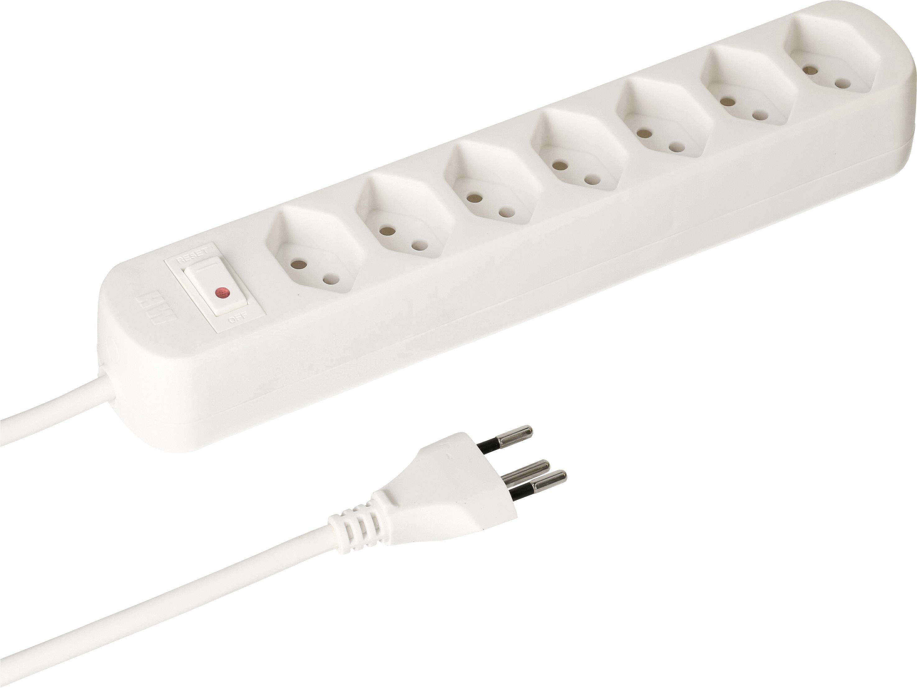 Max Hauri 160270 Regleta de enchufes con interruptor 1 unidad Blanco Conector CH 1 UD(S).-0