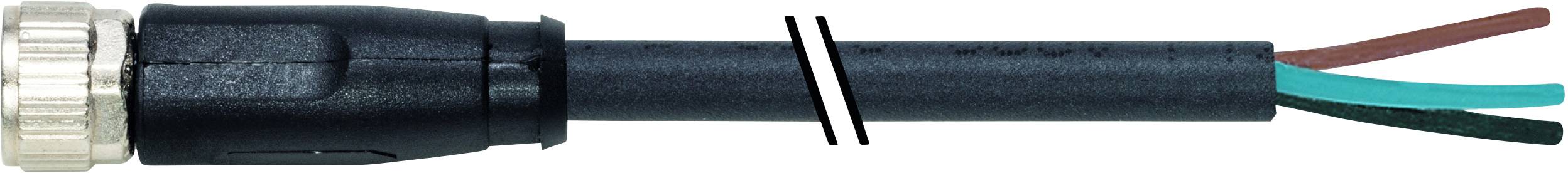Murrelektronik 7000-08961-6960150 Conector de sensor/actuador, sin montar M8 x 1 Conector hembra, recto 1.50 m Número de-0
