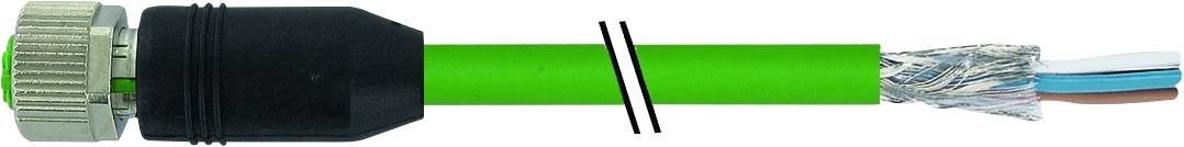 Murrelektronik 7000-14641-7940150 Conector de sensor/actuador, sin montar M12 x 1 Conector hembra, recto 1.50 m Número d-0