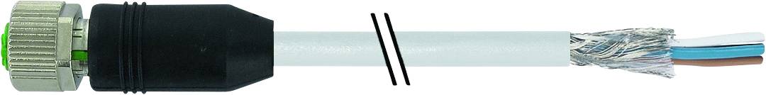 Murrelektronik 7000-13201-3312000 Conector de sensor/actuador, sin montar M12 x 1 Conector hembra, recto 20.00 m Número -0