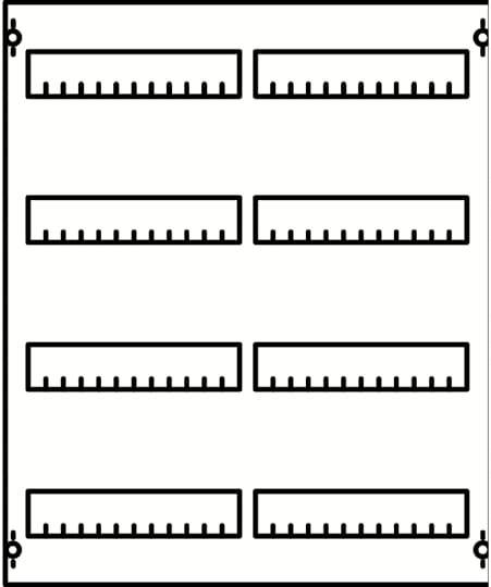 Striebel & John 2CPX077803R9999 Panel de distribución 2V0-150 4RE / 2FB, BH0 Campo de distribuidor Número de series 4 1 UD(S).