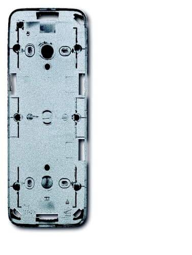 Busch-Jaeger 2 veces Caja sobre revoque Caja sobre revoque Aluminio, Mate, Aluminio blanco (RAL 9006) 2CKA001799A0906 1 UD(S).