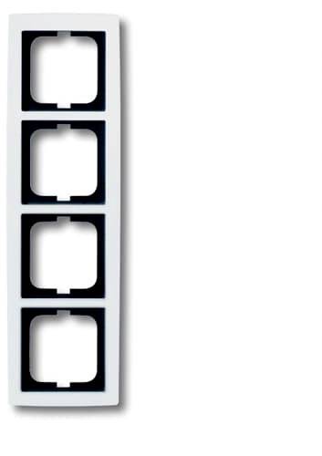 Busch-Jaeger 4 veces Bastidor Bastidor Blanco tráfico, Blanco 2CKA001754A4112 1 UD(S).-0